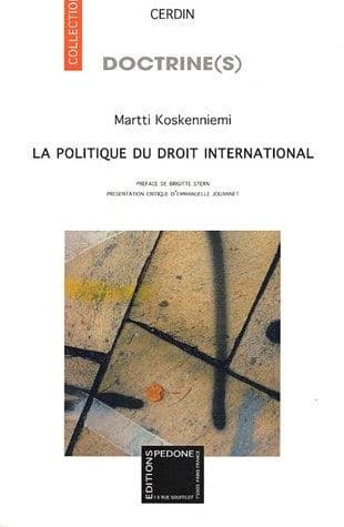 La politique du droit international