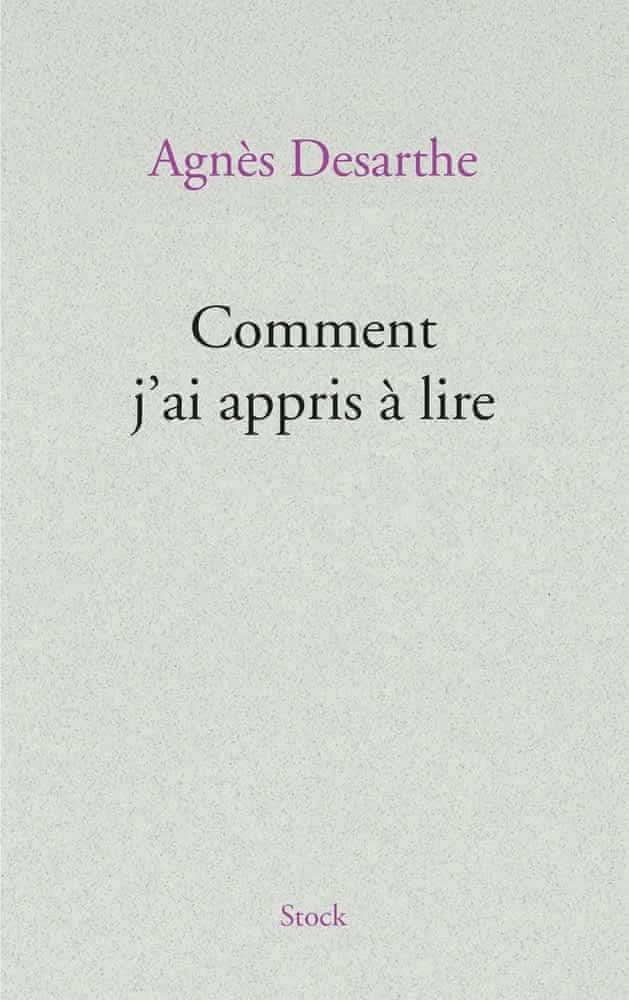 Comment j'ai appris à lire