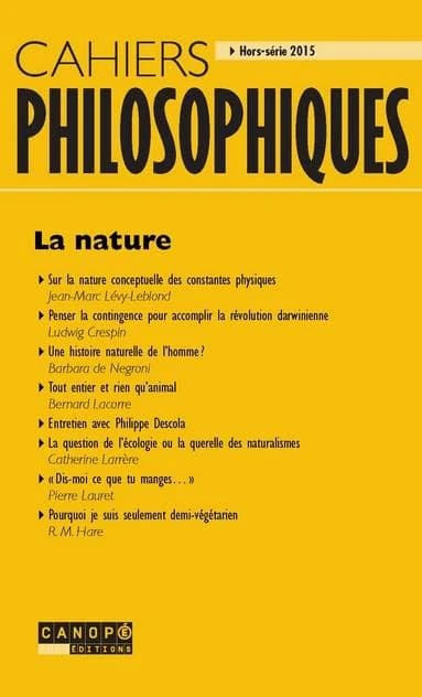 Cahiers philosophiques n.HS
