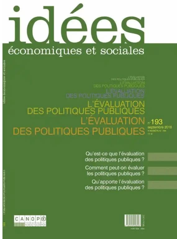 L'évaluation des politiques publiques