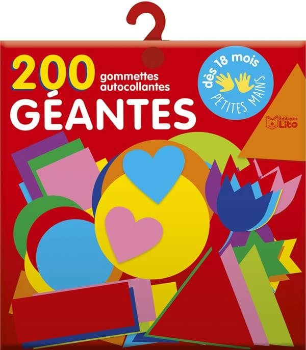 200 gommettes géantes pour les tout-petits