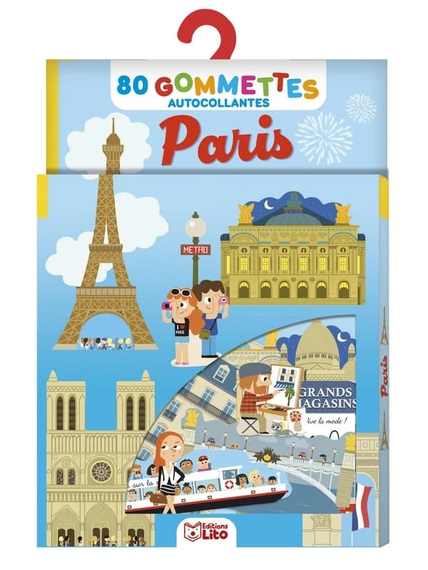 80 gommettes autocollantes : Paris