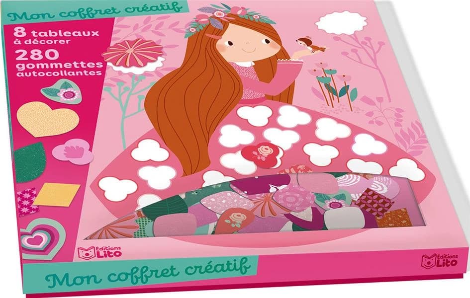 Les princesses : Mon coffret créatif : [Autocollant]