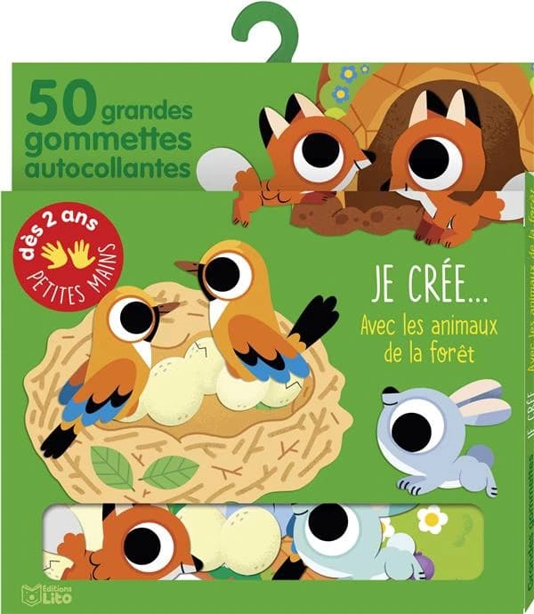 Les animaux de la forêt : dès 2 ans : [Autocollant]
