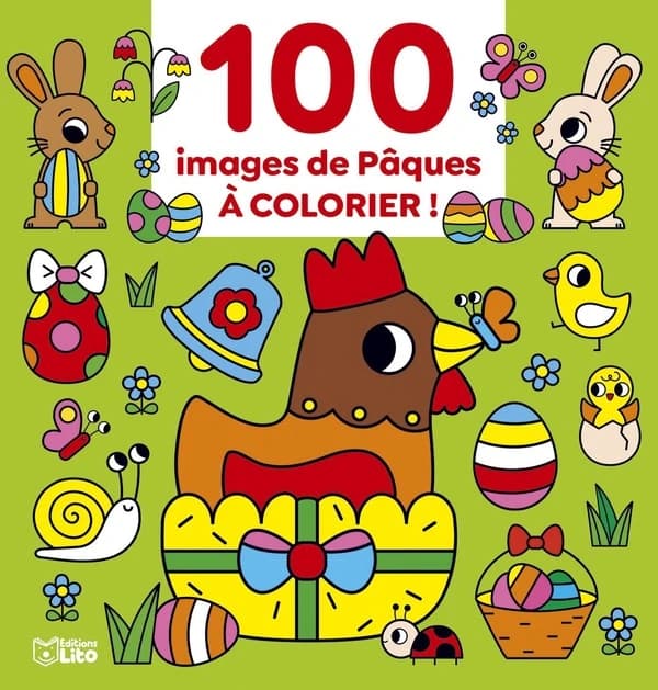 100 images de Pâques à colorier : [Album à colorier]