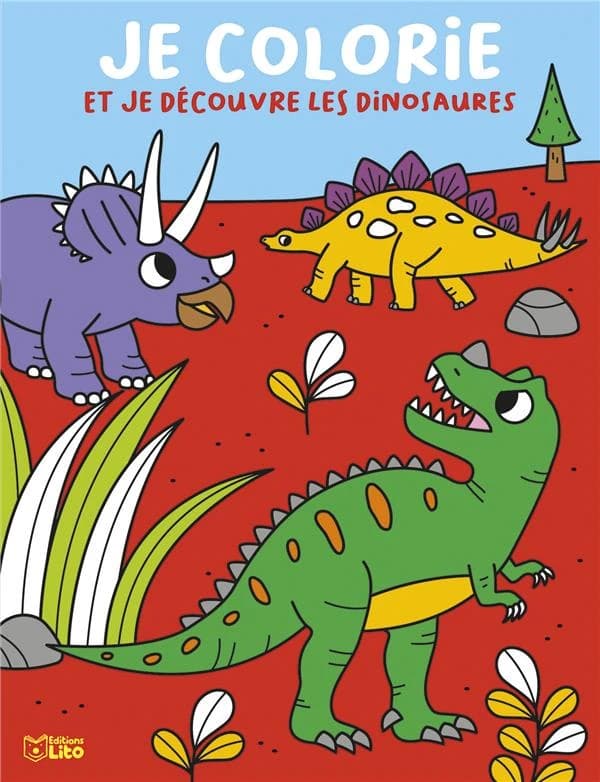 Les dinosaures : je colorie et je découvre : [Album à colorier]