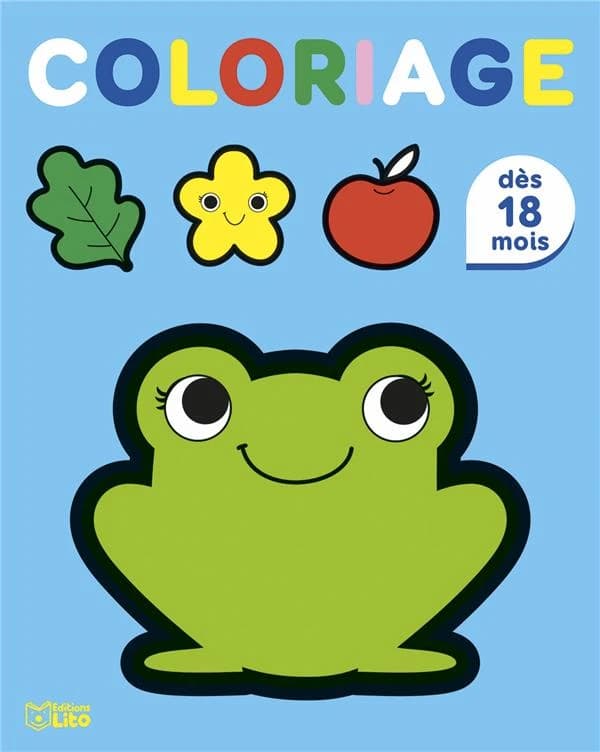 Coloriage : [grenouille] : [Album à colorier]