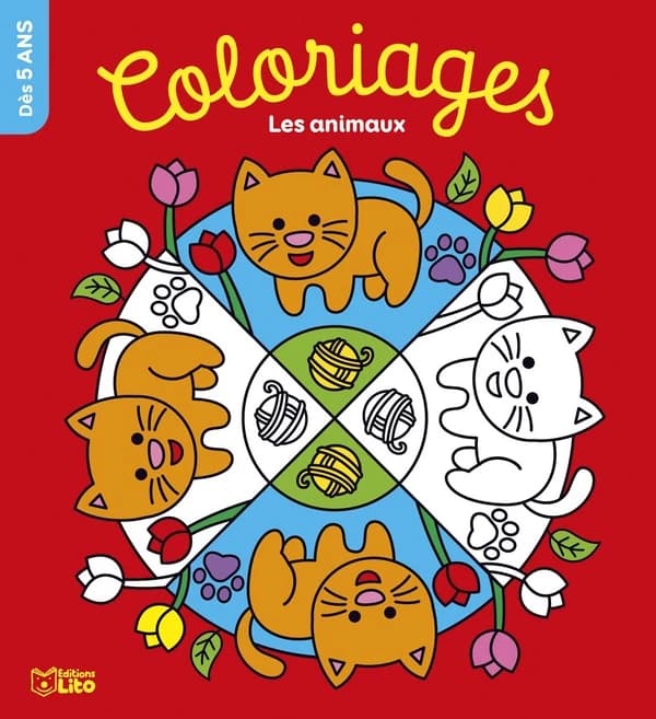 Coloriages : les animaux : dès 5 ans : [Album à colorier]