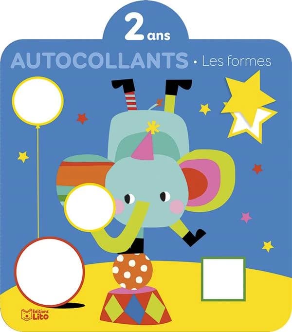 Autocollants : les formes : [l'élephant] : [Autocollant]