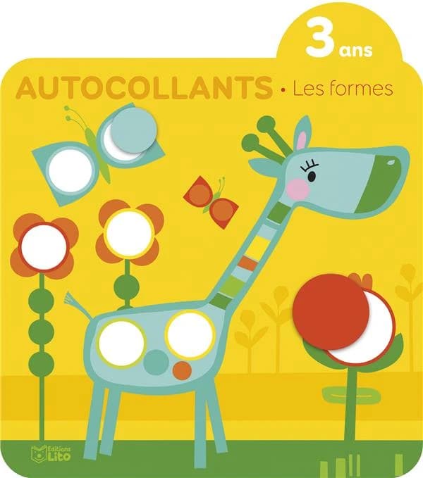 Autocollants : les formes : [les girafes] : [Autocollant]