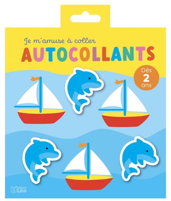 Je m'amuse à coller : Autocollants : Les dauphins