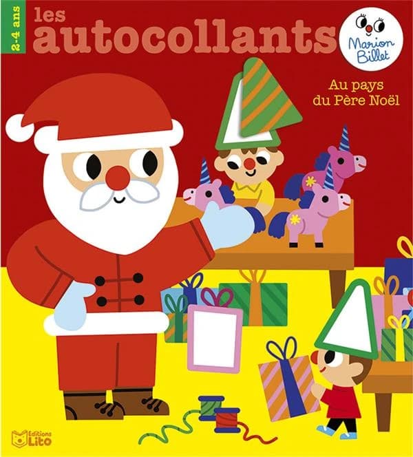 Au pays du Père Noël : les autocollants Marion Billet : [Autocollant]