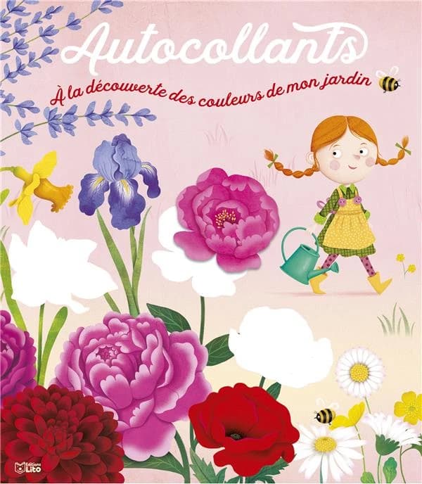 Autocollants : à la découverte des couleurs dans mon jardin : les fleurs : [Autocollant]
