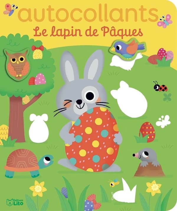 Autocollants : Le lapin de Pâques