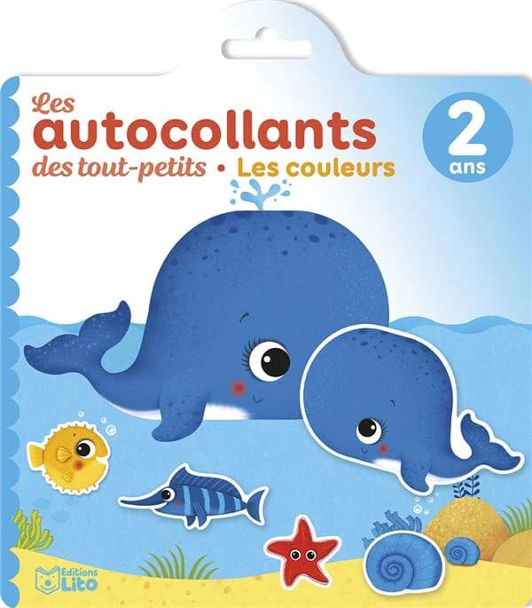 La mer : les autocollants des tout-petits : les couleurs : 2 ans : [Autocollant]