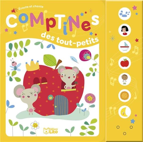 écoute et chante : livre comptines des tout-petits