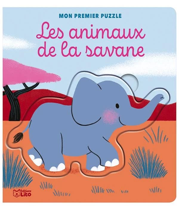 Mon premier puzzle : animaux savane