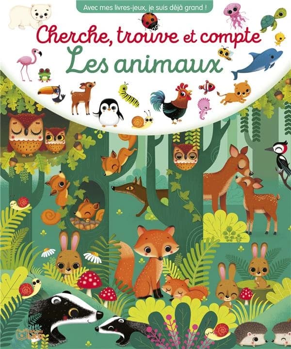 Cherche, trouve et compte Les animaux