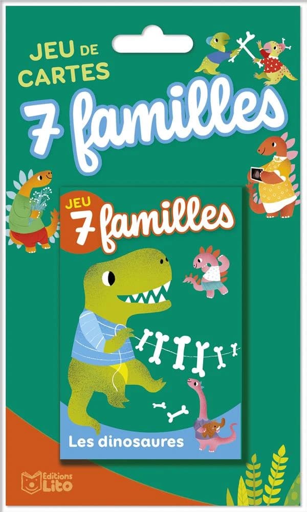 Jeux de 7 familles : les dinosaures