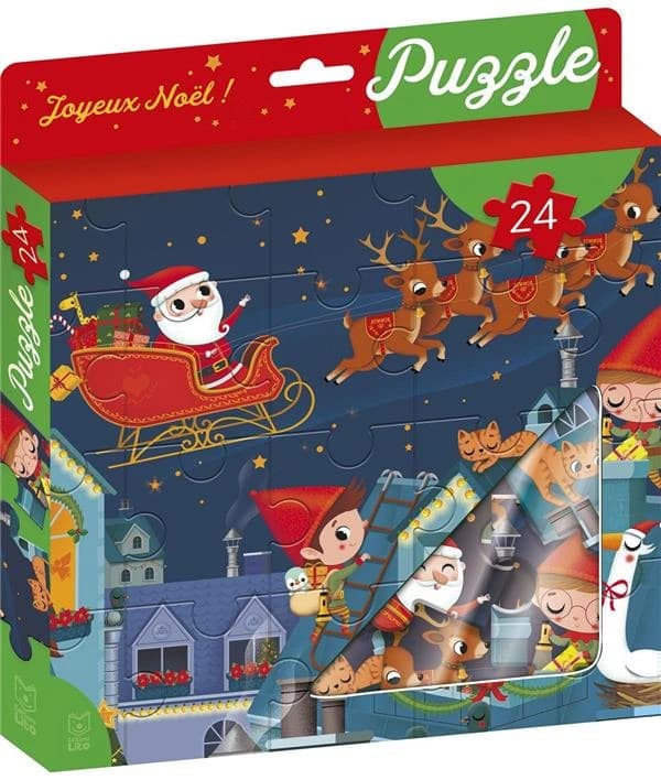 Ma boîte à puzzle : 24 pièces : joyeux Noël