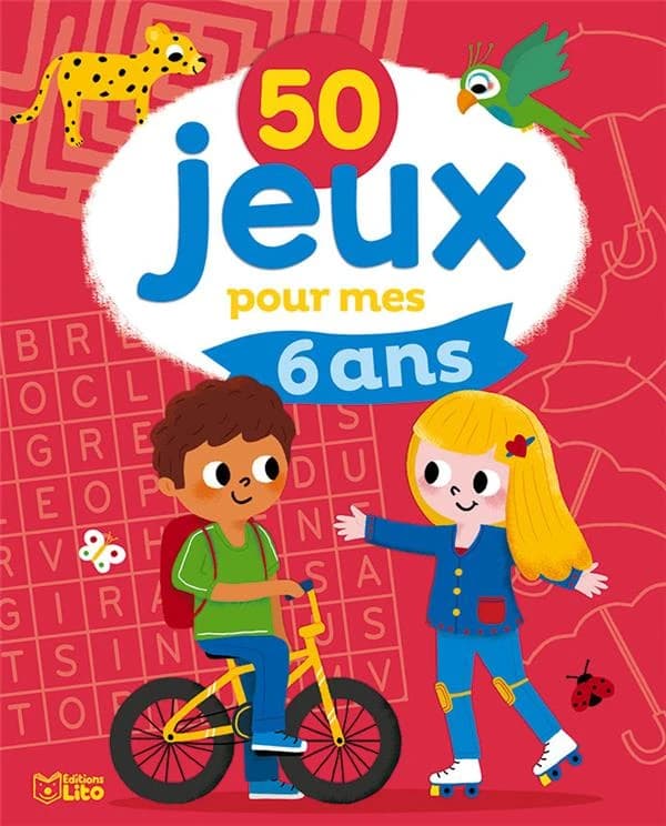 50 jeux pour 6 ans : [Album à colorier]