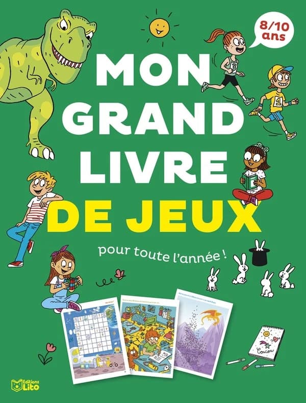 Mon grand livre de jeux : pour toute l'année
