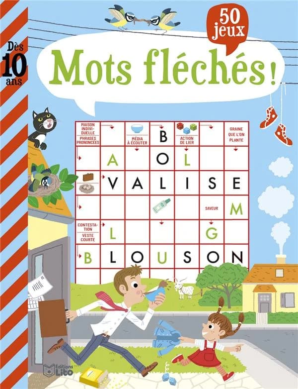 Mon grand livre de jeux : mots flêchés !