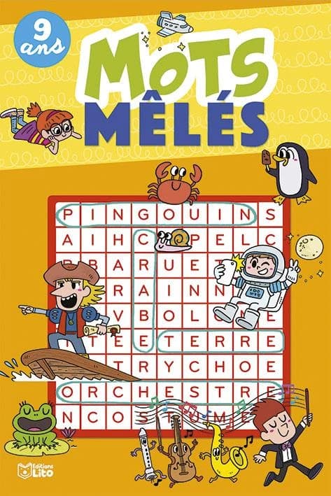 Mots mêlés 9 ans
