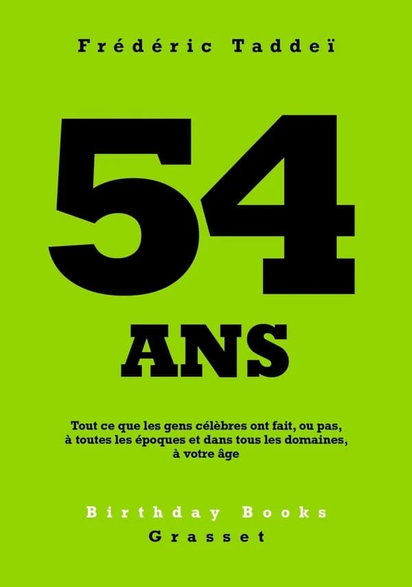 54 ans : tout ce que les gens célèbres ont fait, ou pas, à toutes les époques et dans tous les domaines, à votre âge