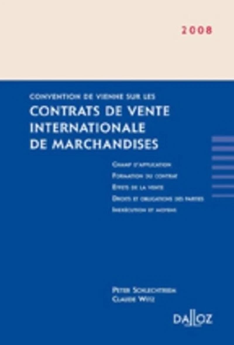 CONTRATS DE VENTE INTERNATIONALE DE MARCHANDISES