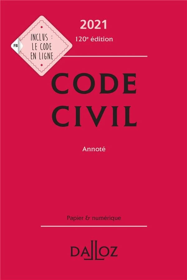Code civil : annoté (120e éd., 2021)