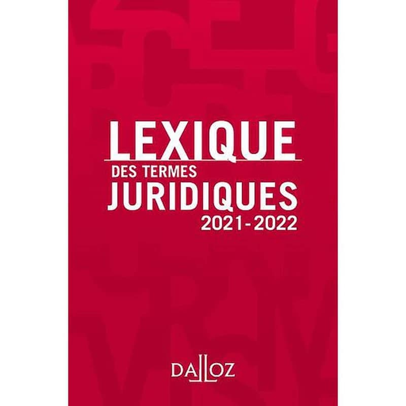 Lexique des termes juridiques