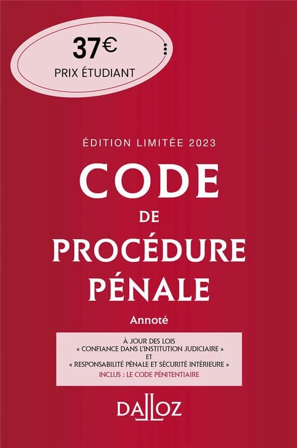 Code de procédure pénale : annoté