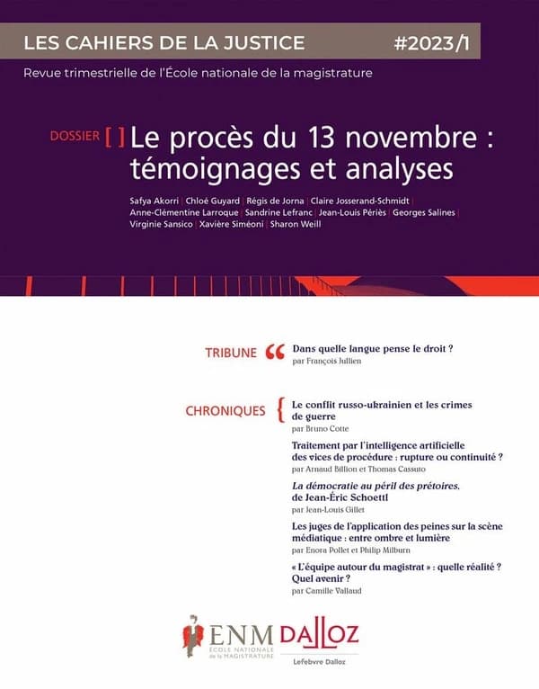 Les cahiers de la justice n.2023