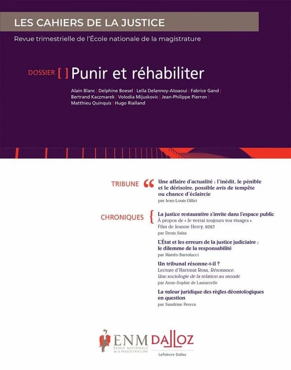 Les cahiers de la justice n.2