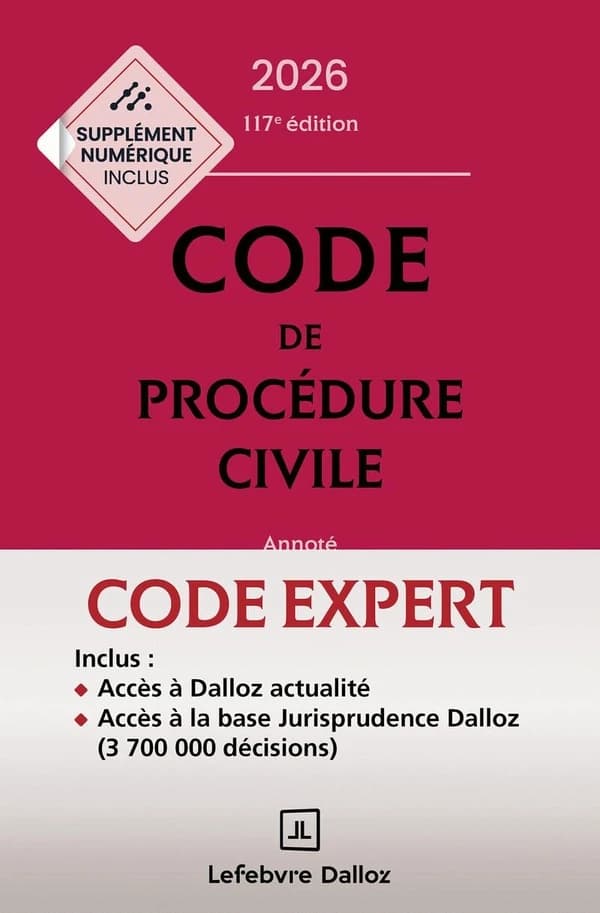 Code de procédure civile (édition 2026) (22e édition)
