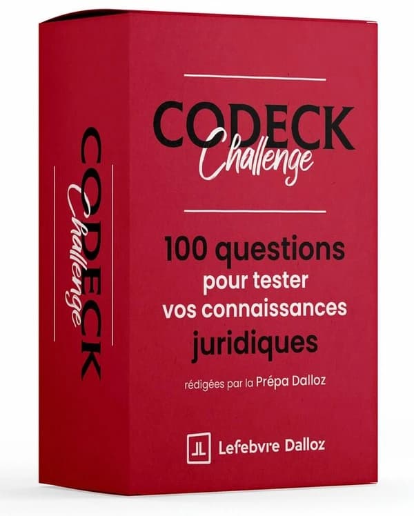 CoDeck Challenge : 100 cartes juridiques et ludiques