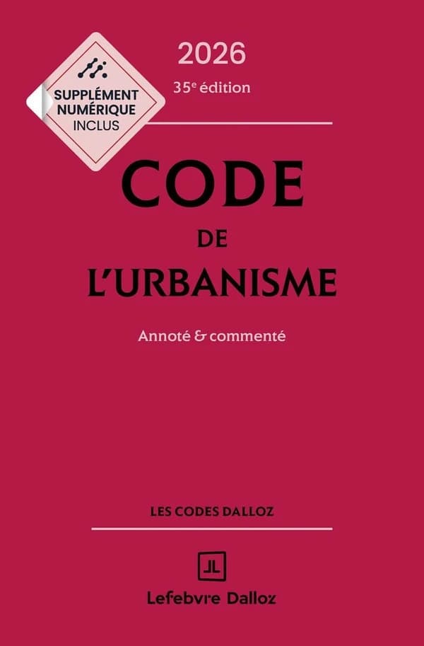 Code de l'urbanisme 2026