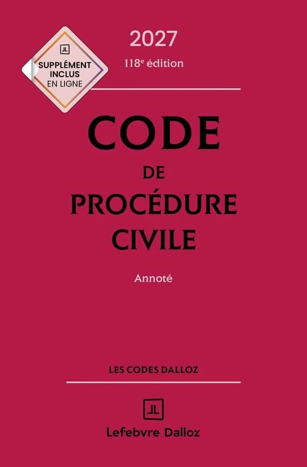 Code de procédure civile 2027 : annoté (118e éd., )