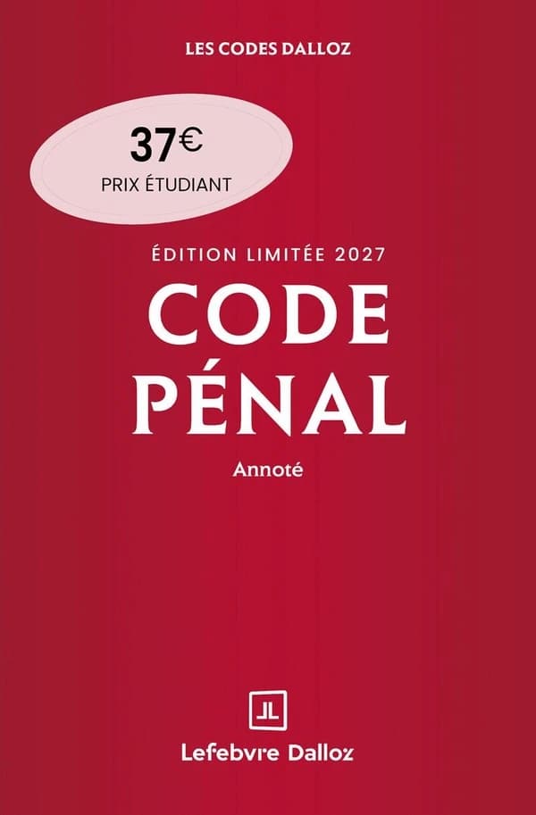 Code pénal : Annoté (édition 2027)