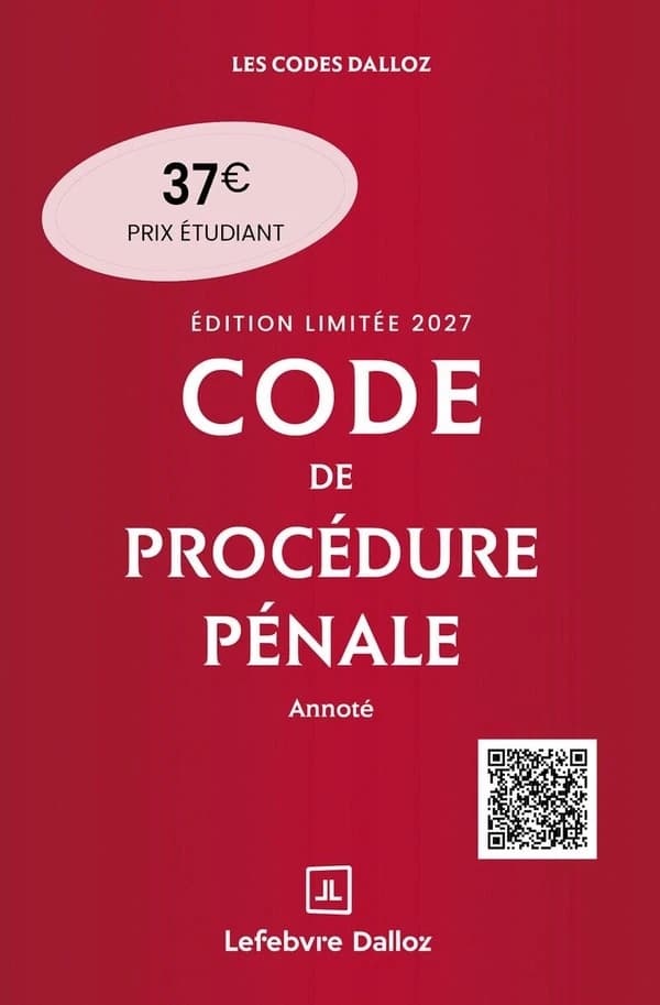 Code de procédure pénale annoté : Edition limitée