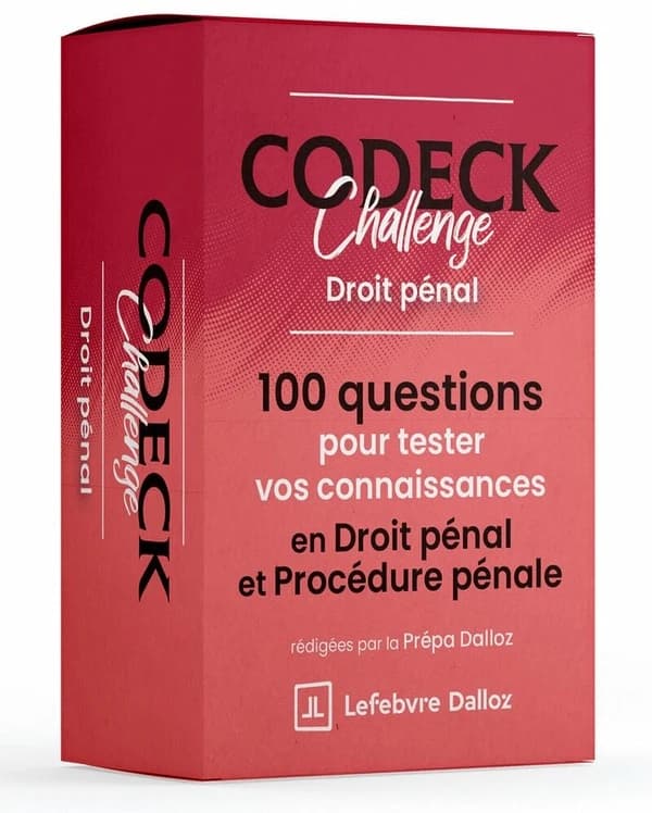 Codeck Challenge : Droit pénal et procédure pénale. 100 questions pour tester vos connaissances en Droit