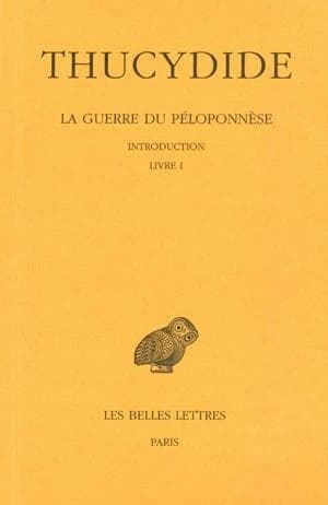 La guerre du Péloponnèse. 1