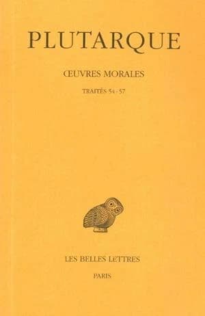 Oeuvres morales Tome 12 ;1ère partie