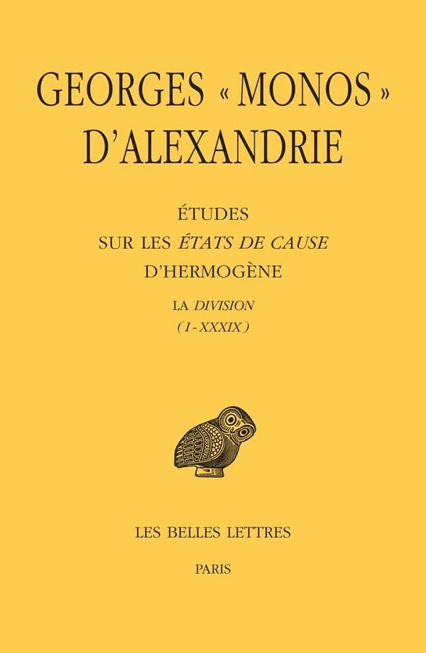 Études sur les "États de cause" d'Hermogène : la "Division "