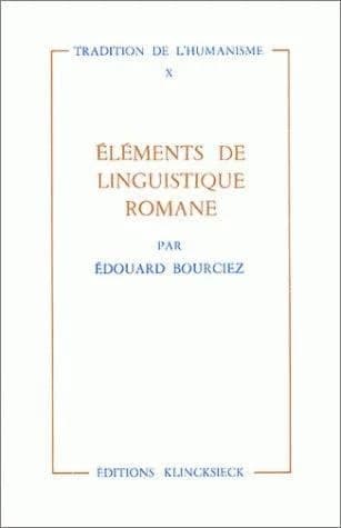 Éléments de linguistique romane