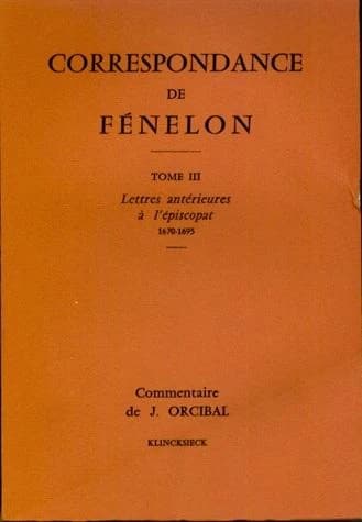 Correspondance de fenelon