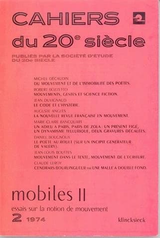 Mobiles; essais sur la notion de mouvement.