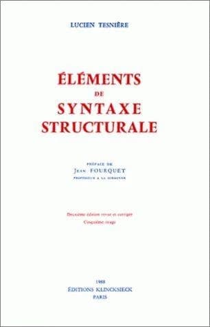 Eléments de syntaxe structurale