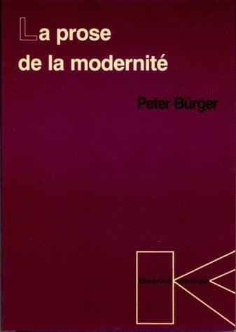 La prose de la modernité